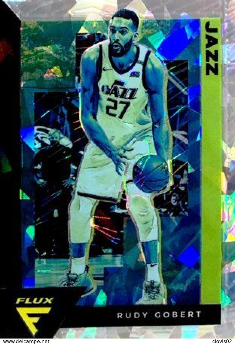 170 Rudy Gobert - Utah Jazz - Carte Panini 2020-21 NBA Flux Base Cards - Andere & Zonder Classificatie