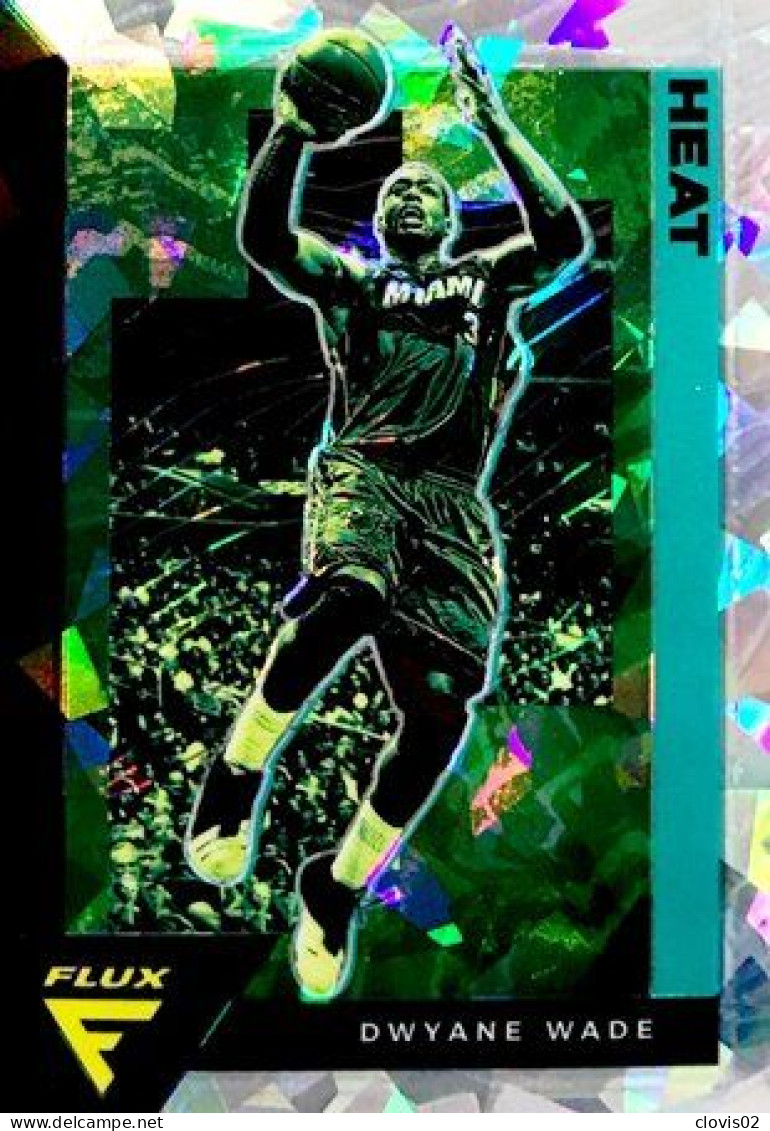 190 Dwyane Wade - Miami Heat - Carte Panini 2020-21 NBA Flux Base Cards - Sonstige & Ohne Zuordnung
