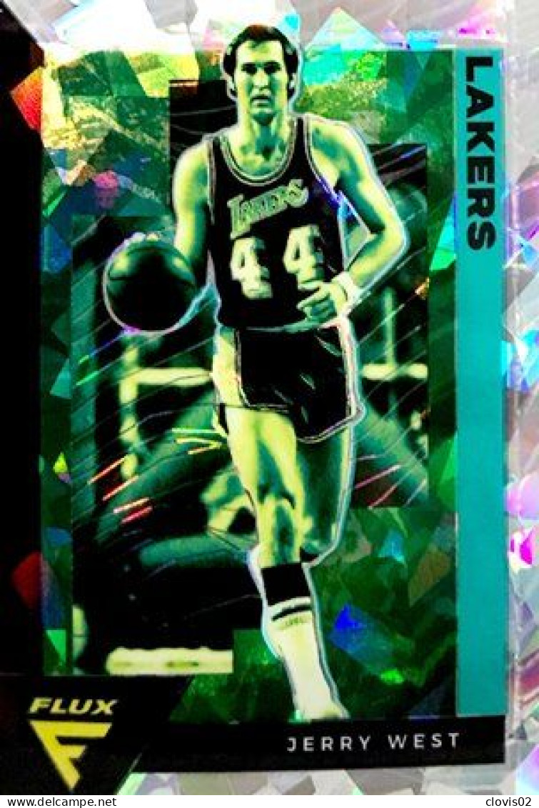 193 Jerry West - Los Angeles Lakers - Carte Panini 2020-21 NBA Flux Base Cards - Autres & Non Classés