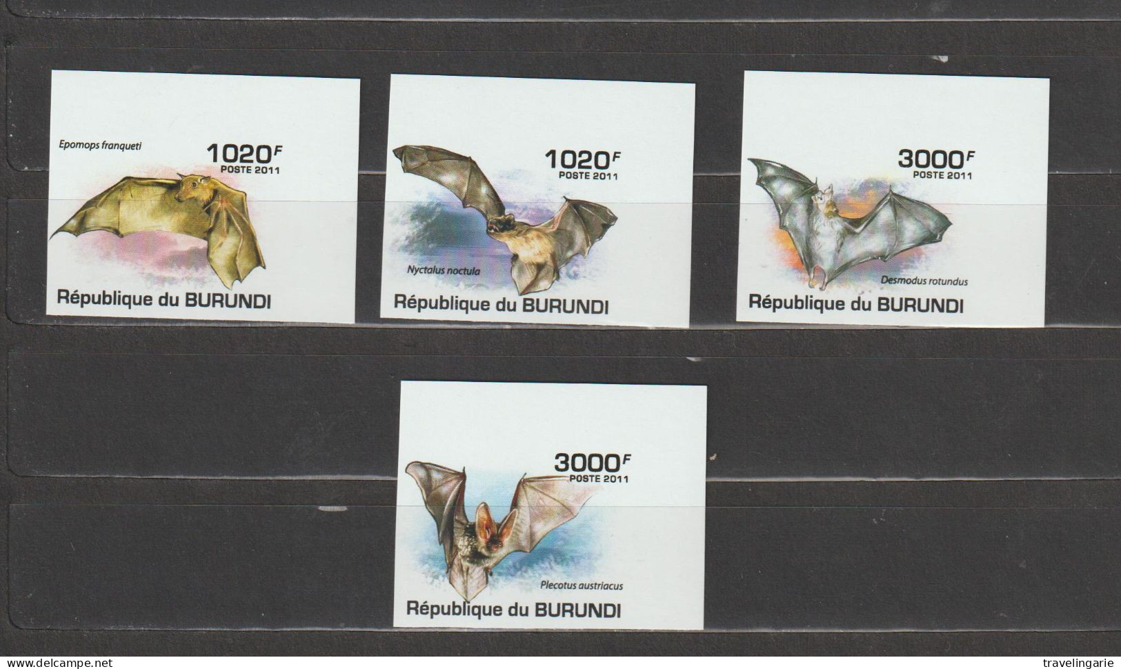 Burundi 2011 Bats / Les Chauves-souris Imperforate/ND MNH/** - Other & Unclassified