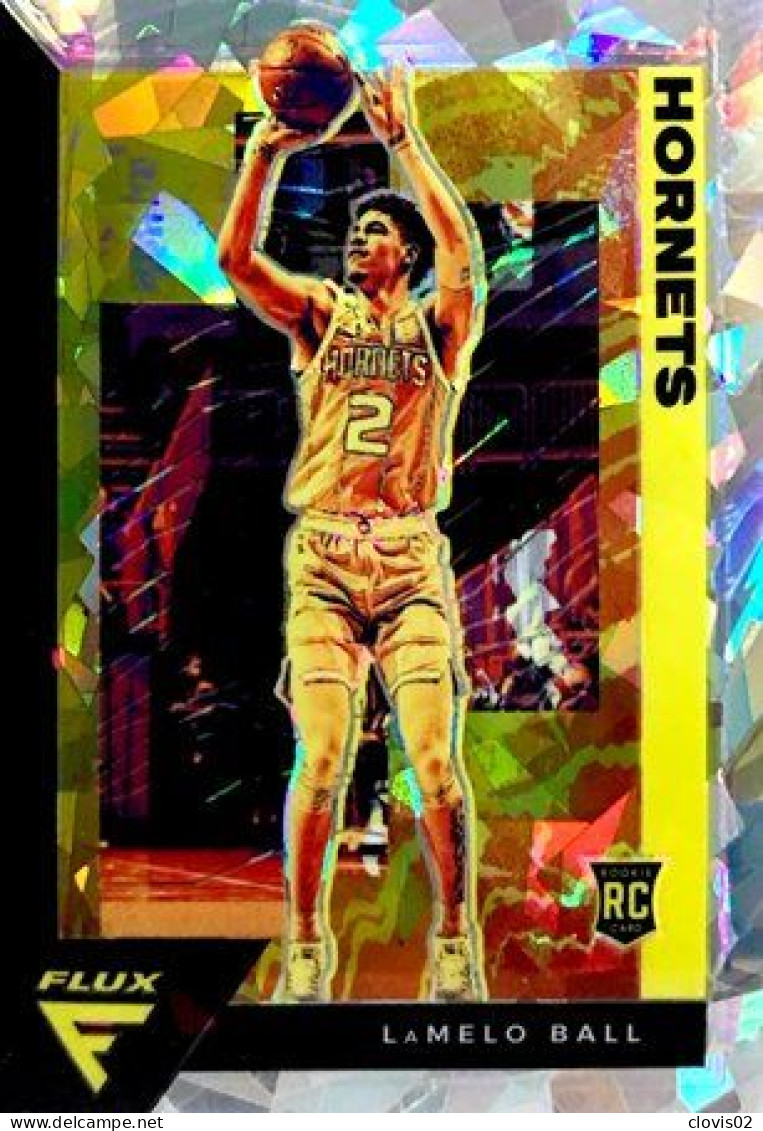 201 LaMelo Ball - Charlotte Hornets - Carte Panini 2020-21 NBA Flux Base Cards - Sonstige & Ohne Zuordnung