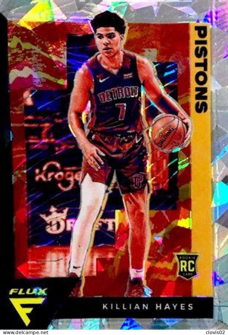 216 Killian Hayes - Detroit Pistons - Rookies - Carte Panini 2020-21 NBA Flux Base Cards - Otros & Sin Clasificación