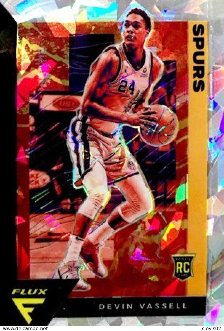 219 Devin Vassell - San Antonio Spurs - Rookies - Carte Panini 2020-21 NBA Flux Base Cards - Autres & Non Classés