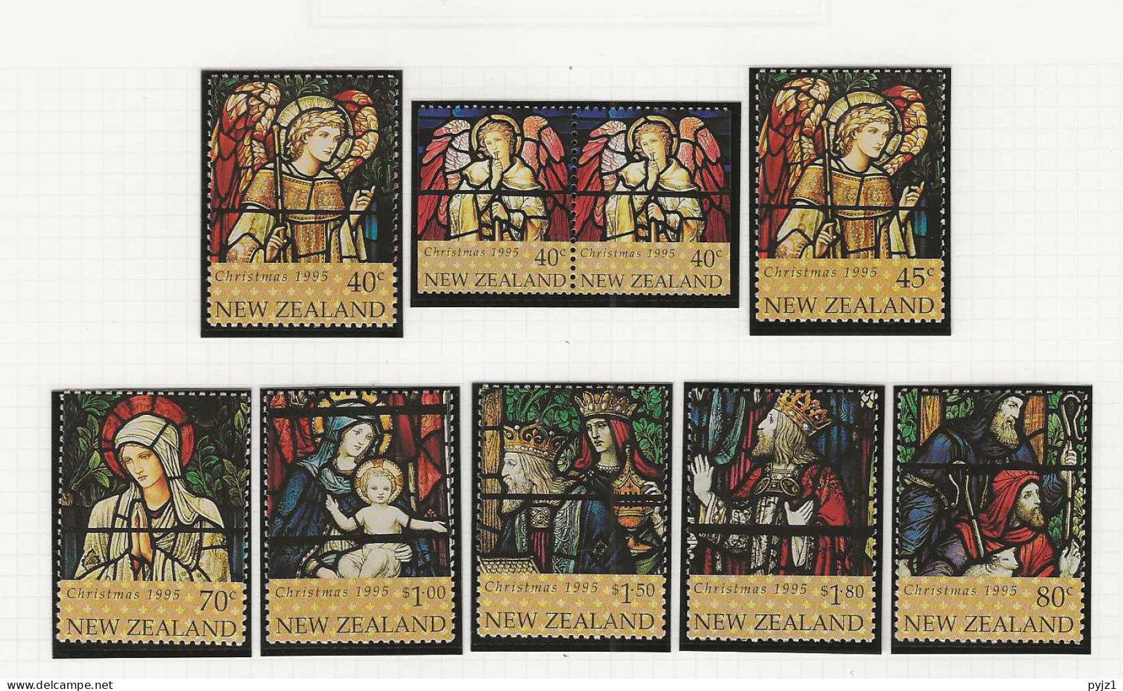 1995 MNH New Zealand Mi 1435-40, 1454, 1474 Postfris** - Unused Stamps