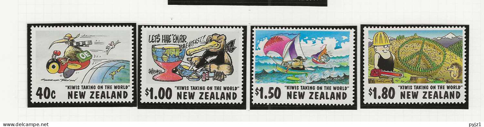 1997 MNH New Zealand Mi 1640-43 Postfris** - Ungebraucht