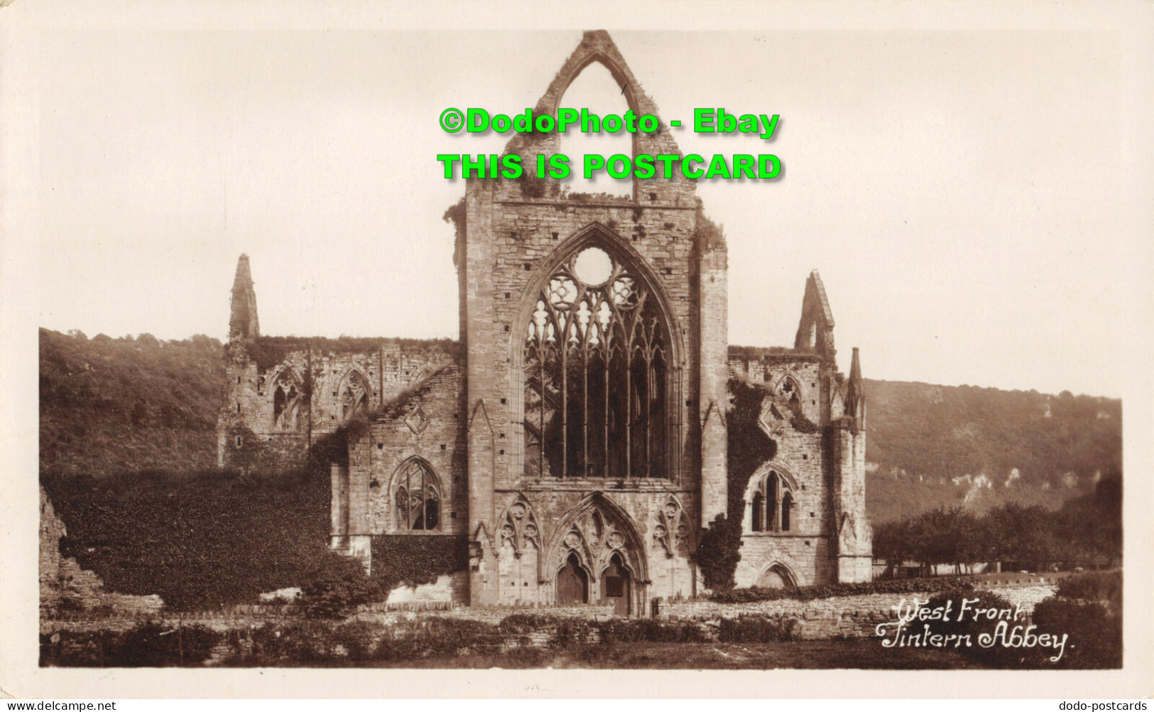 R418486 Tintern Abbey. West Front. Harvey Barton - Monde