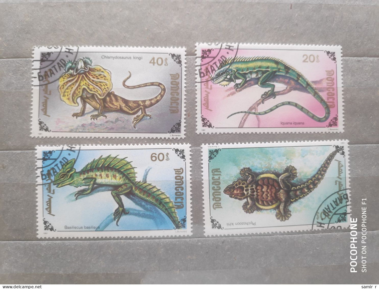 1991	Mongolia	Reptiles (F97) - Mongolei