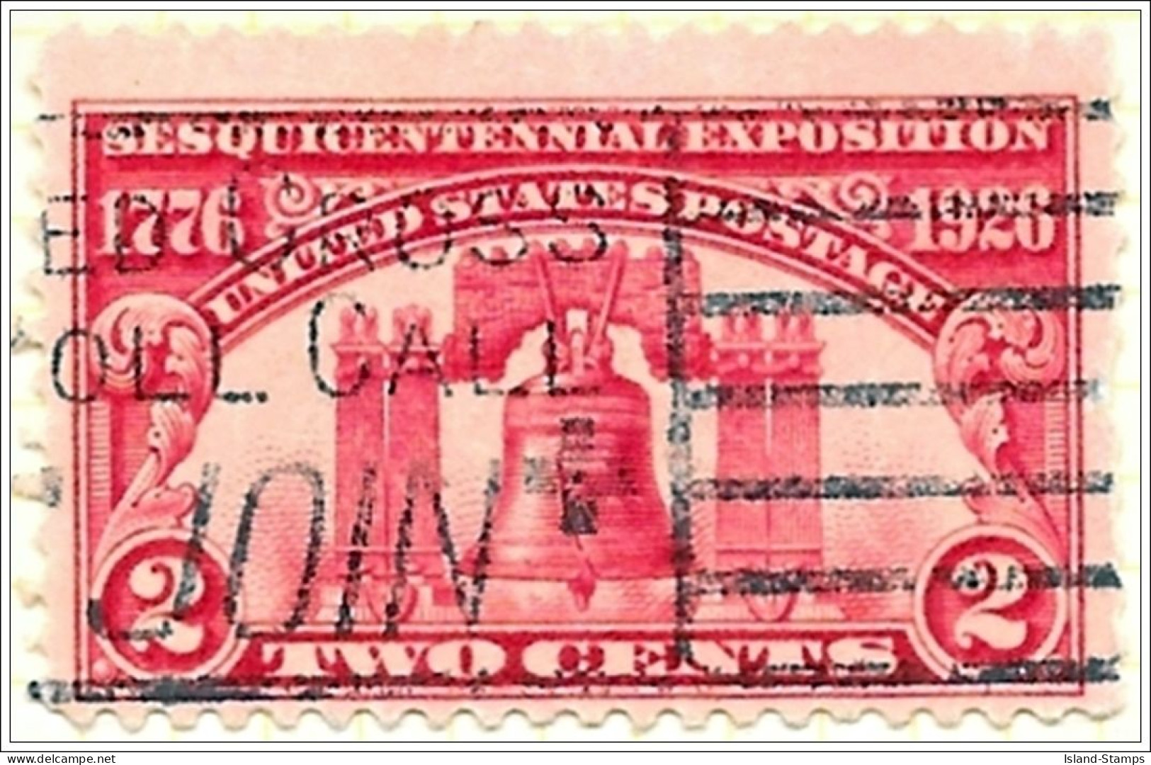 # 627-28 - 1926 Sesquicentennial Expo. 3v Used - Oblitérés