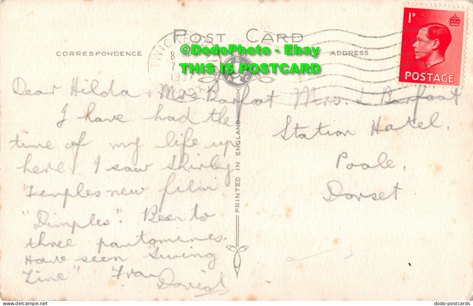 R418531 St. Pauls From Ludgate Hill. London. A. B. C. 1937 - Altri & Non Classificati
