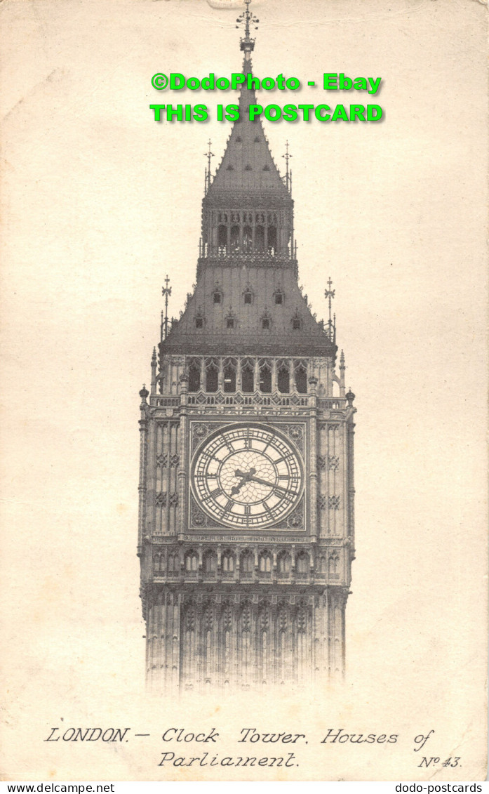 R418532 London. Clock Tower. Houses Of Parliament. No. 43. Beagles. 1926 - Autres & Non Classés