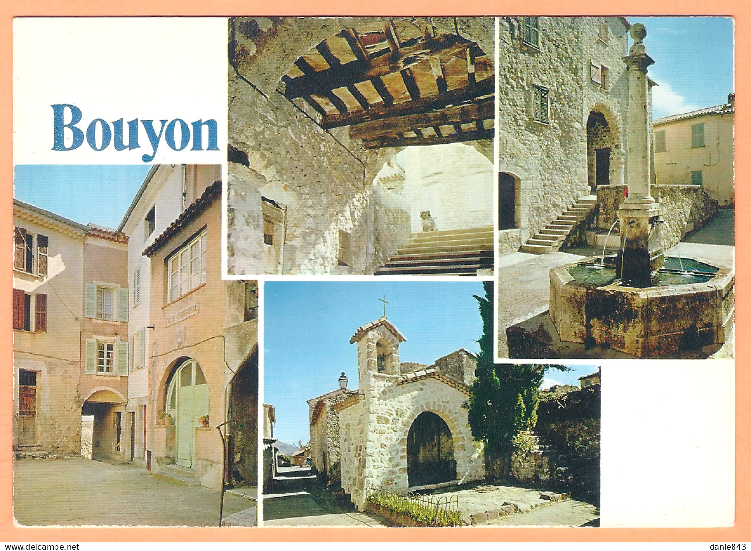 Ppgf/ CPSM Grand Format - ALPES MARITIMES - BOUYON - MULTIVUES DIVERSES DU VILLAGE - Autres & Non Classés