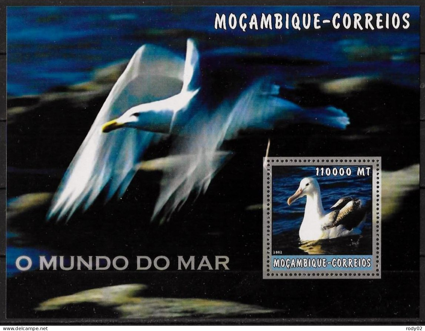 MOZAMBIQUE - OISEAUX - ALBATROS - N° 2144 A 2149 ET BF 132 - NEUF** MNH - Albatros & Stormvogels
