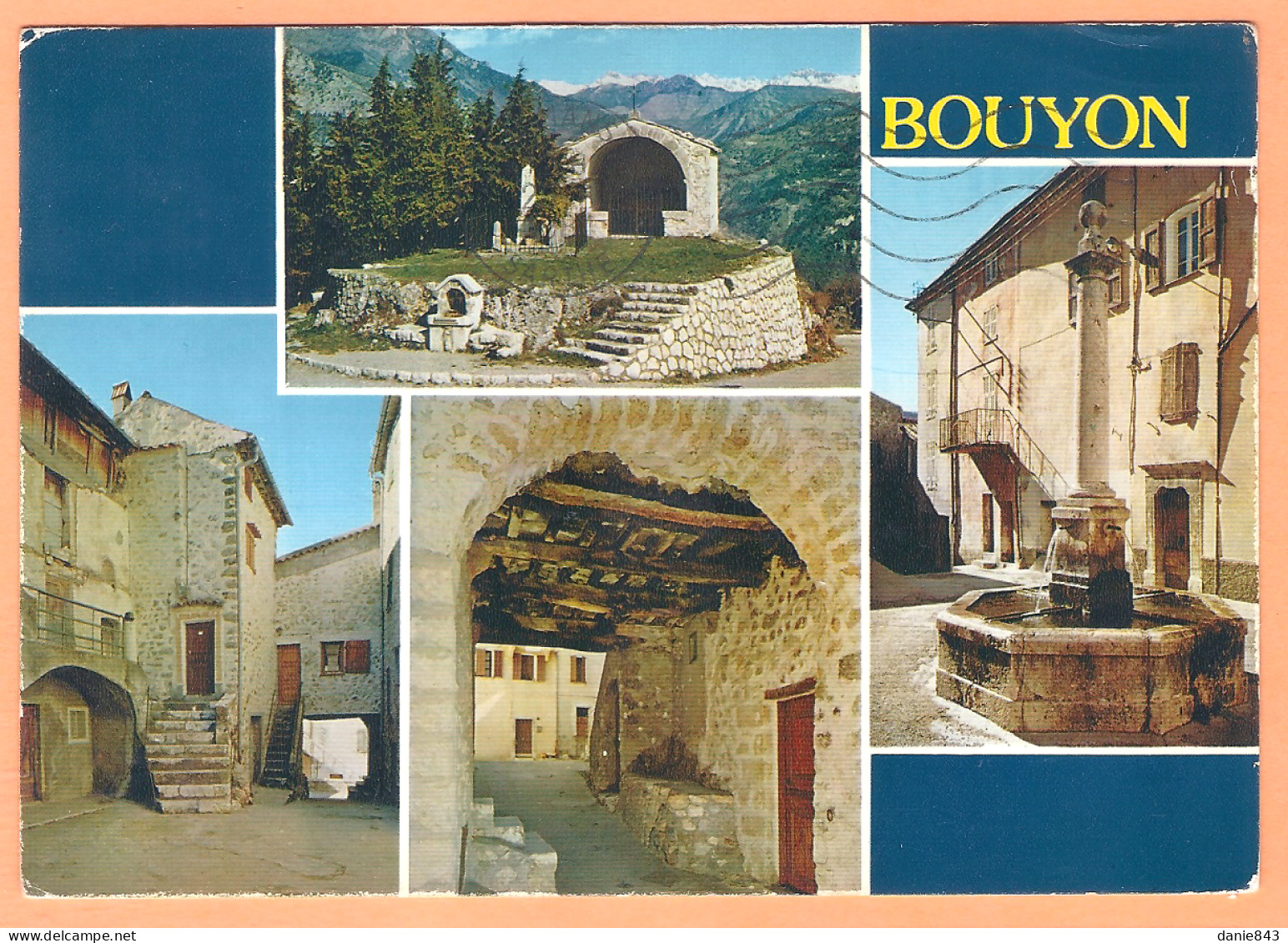 Ppgf/ CPSM Grand Format - ALPES MARITIMES - BOUYON - MULTIVUES DIVERSES DU VILLAGE - Autres & Non Classés