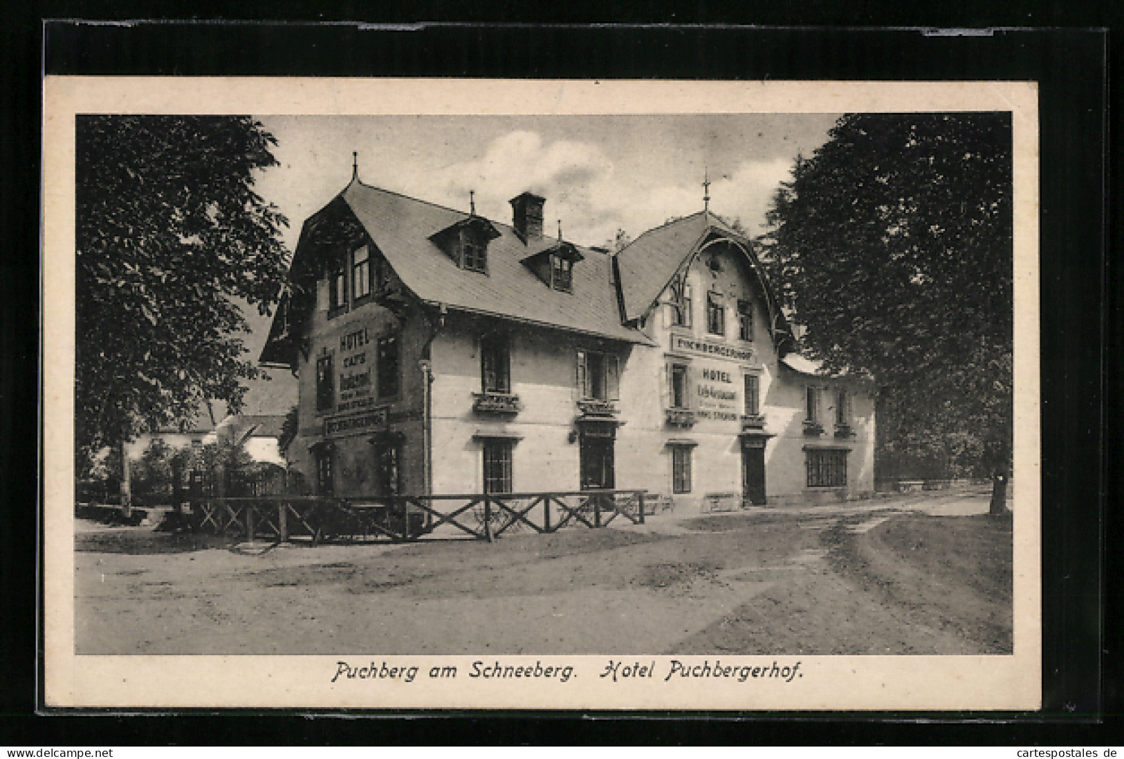 AK Puchberg Am Schneeberg, Blick Auf Das Hotel Puchberger Hof, Bes. Hans Stickler  - Andere & Zonder Classificatie