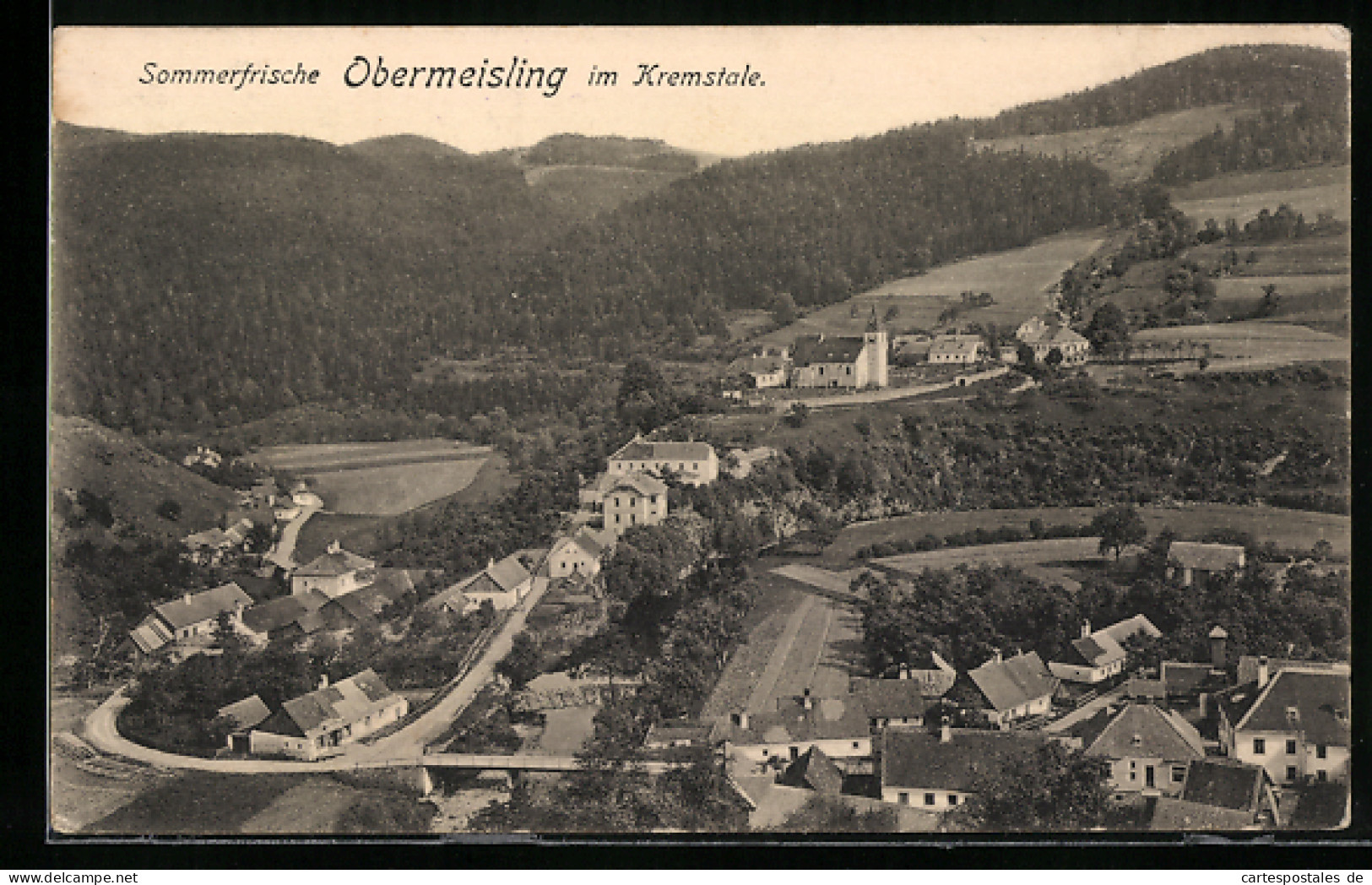 AK Obermeisling I. Kremstale, Blick Zum Ort  - Autres & Non Classés