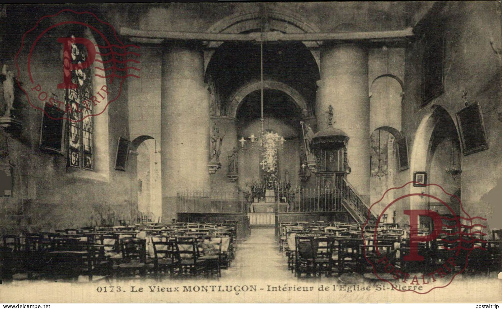 FRANCIA. FRANCE. 03 ALLIER MONTLUÇON INTERIEUR DE L'EGLISE ST. PIERRE - Montlucon