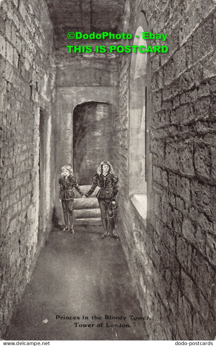 R418569 Princes In The Bloody Tower. Tower Of London. Gale And Polden. 1365 - Other & Unclassified