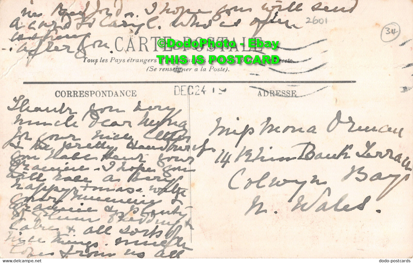R418991 108. Le Mont Saint Michel. La Tour Du Guet. LL. 1919 - World