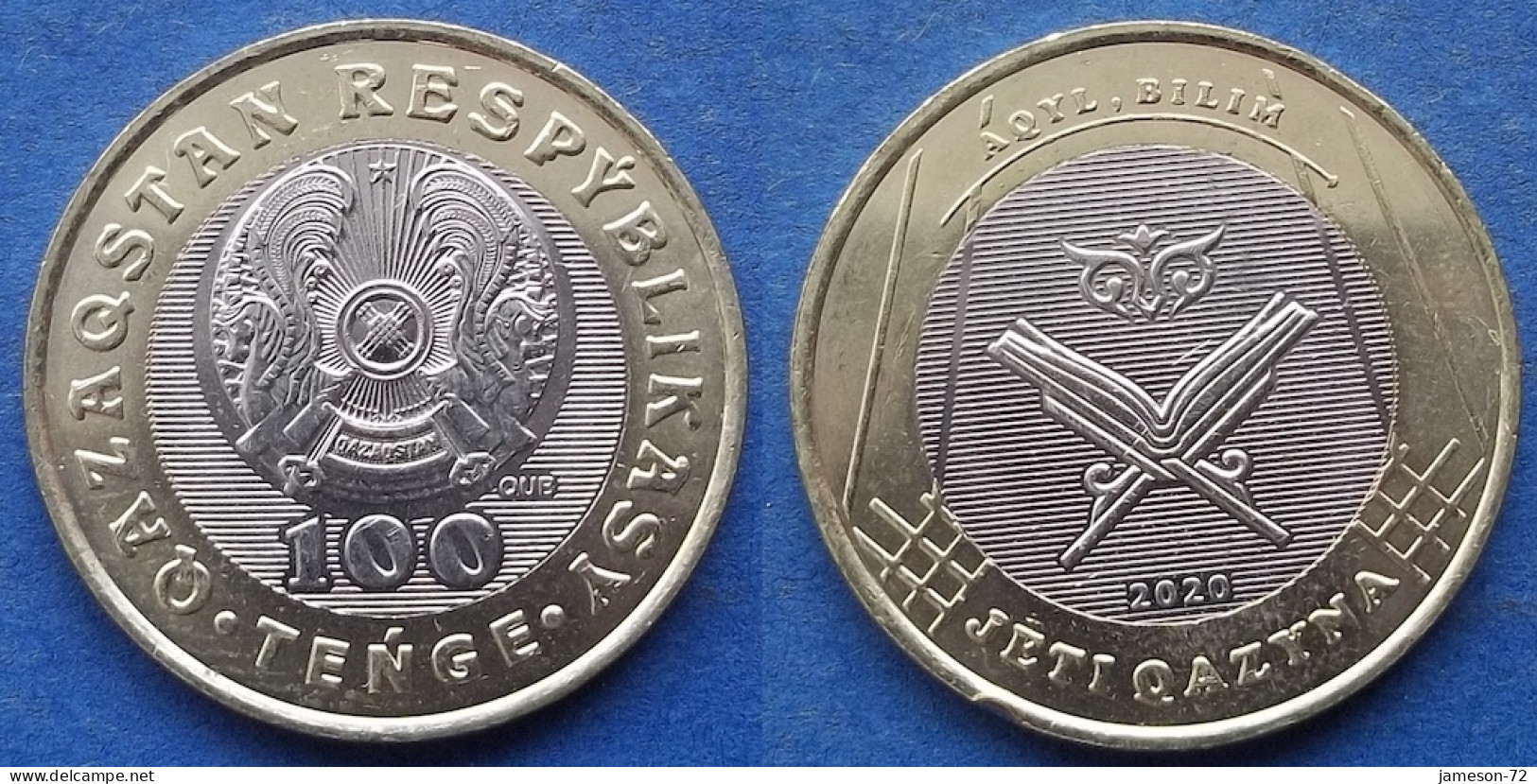 KAZAKHSTAN - 100 Tenge 2020 "Aqyl Bilim" KM# 485 Independent Republic (1991) - Edelweiss Coins - Kazajstán