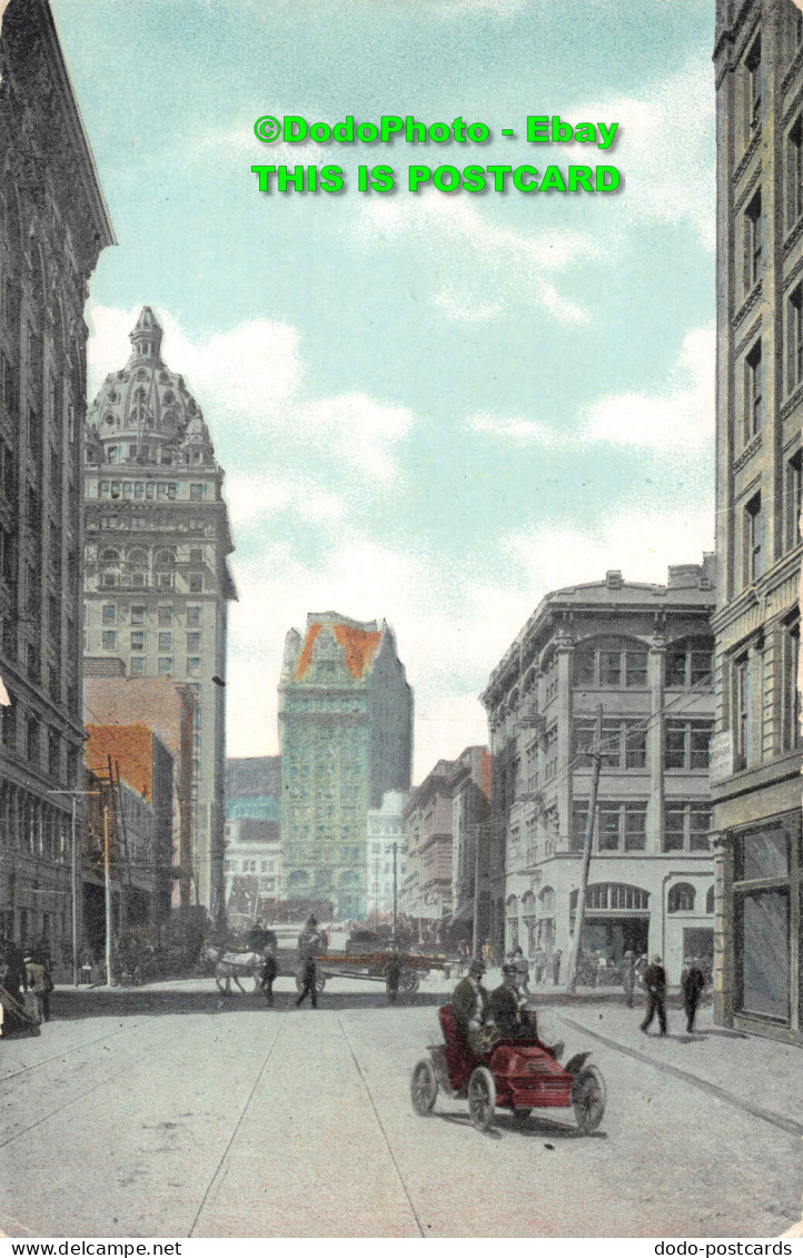 R419001 1049. Third Street Looking North Showing Claus Spreckels And Mutual Bank - World