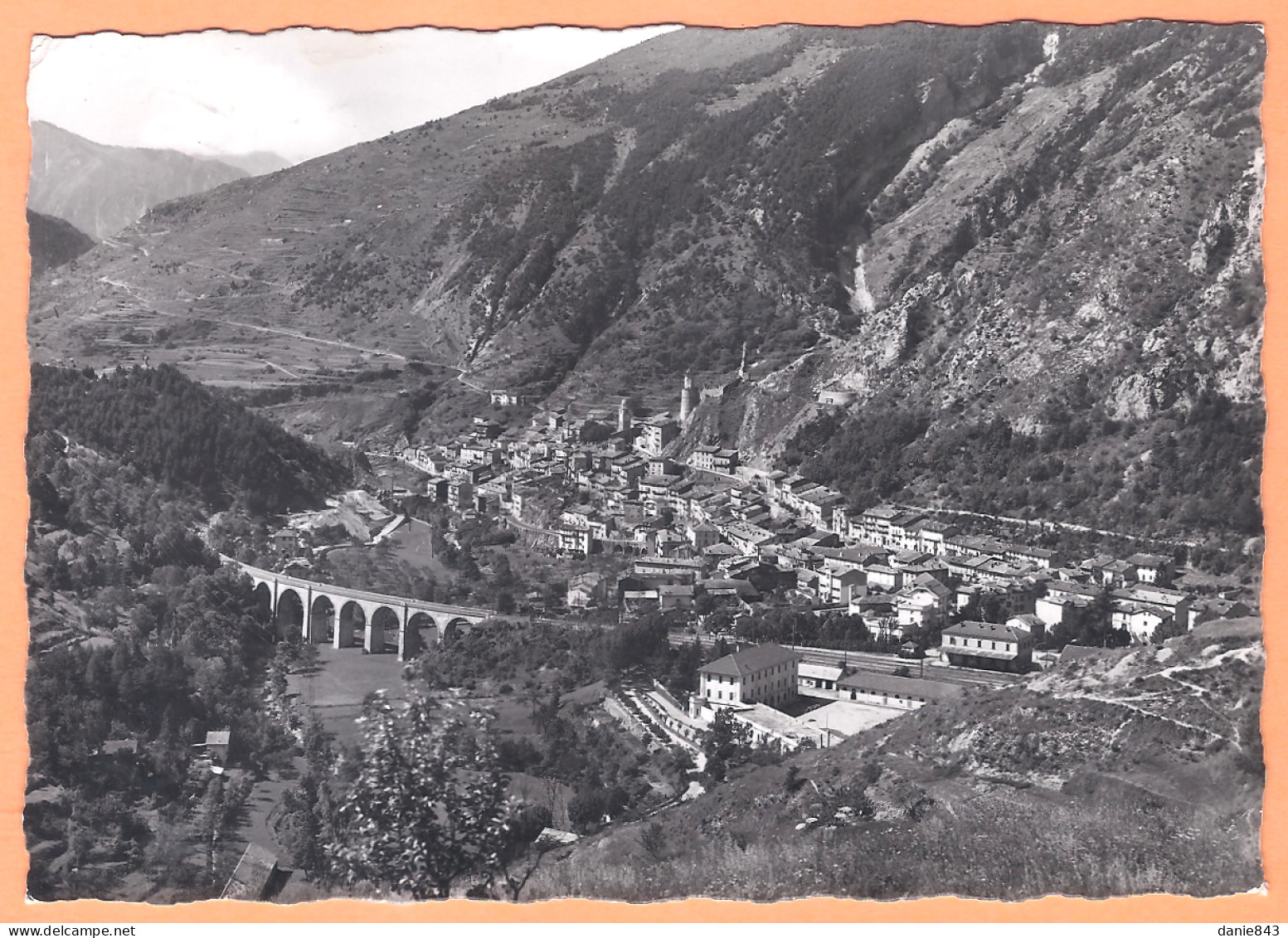 Ppgf/ CPSM Grand Format - ALPES MARITIMES - TENDE - VUE GÉNÉRALE AÉRIENNE - Sonstige & Ohne Zuordnung