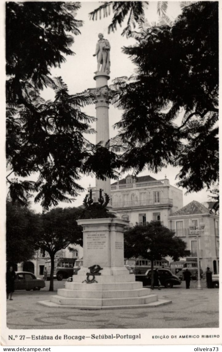 SETUBAL - Estátua De Bocage - PORTUGAL - Setúbal