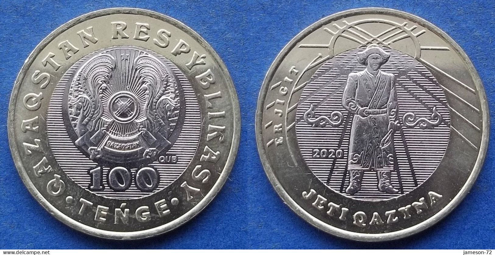 KAZAKHSTAN - 100 Tenge 2020 "Er Jigit" KM# 487 Independent Republic (1991) - Edelweiss Coins - Kazakhstan