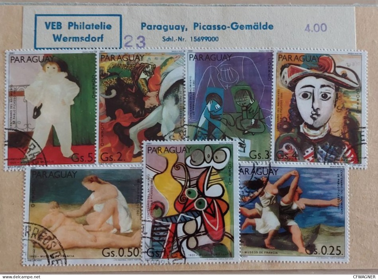 ART - Stamp Collection Incl Picasso Etc. - Collections (sans Albums)