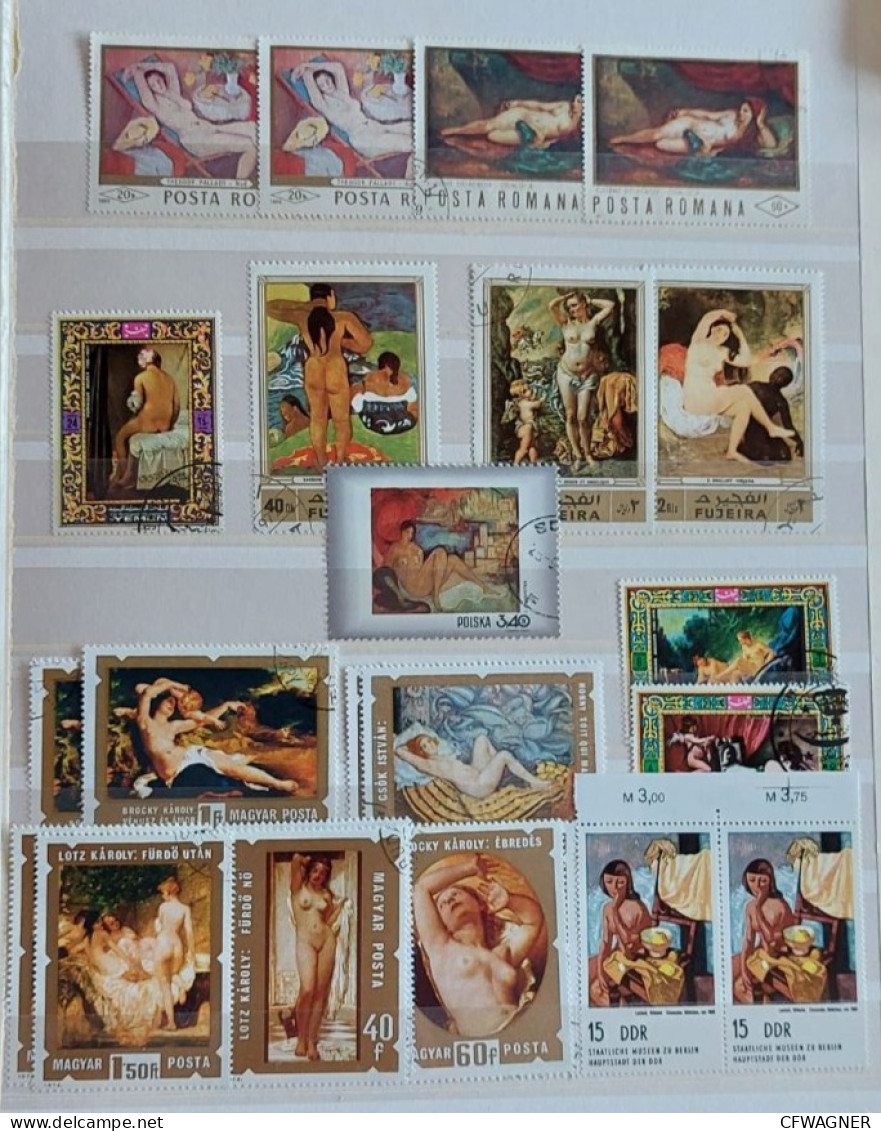 ART - stamp collection incl Picasso etc.