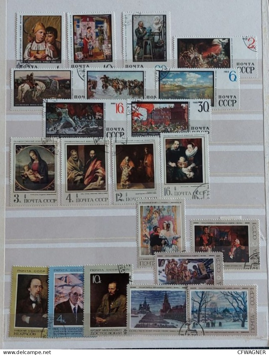 ART - stamp collection incl Picasso etc.