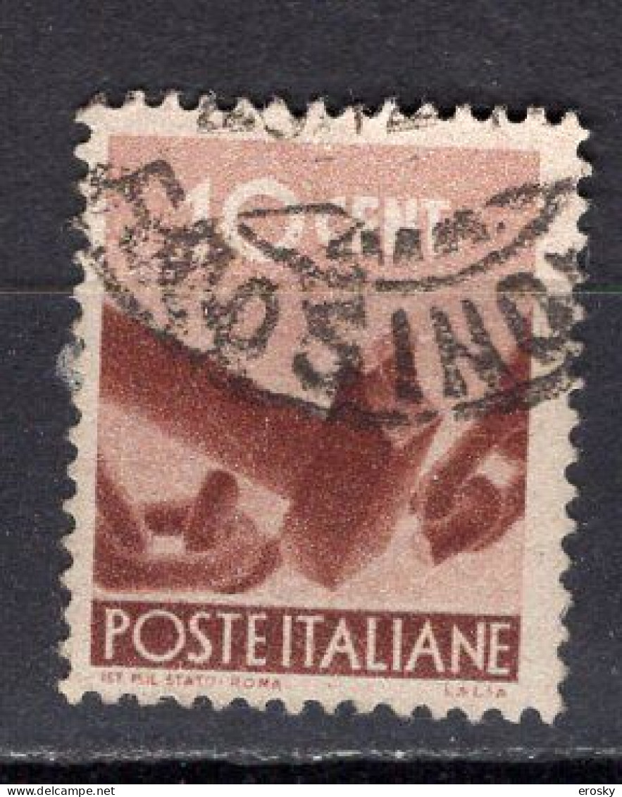 Y3225 - ITALIA Ss N°543 - ITALIE Yv N°481 - 1946-60: Oblitérés