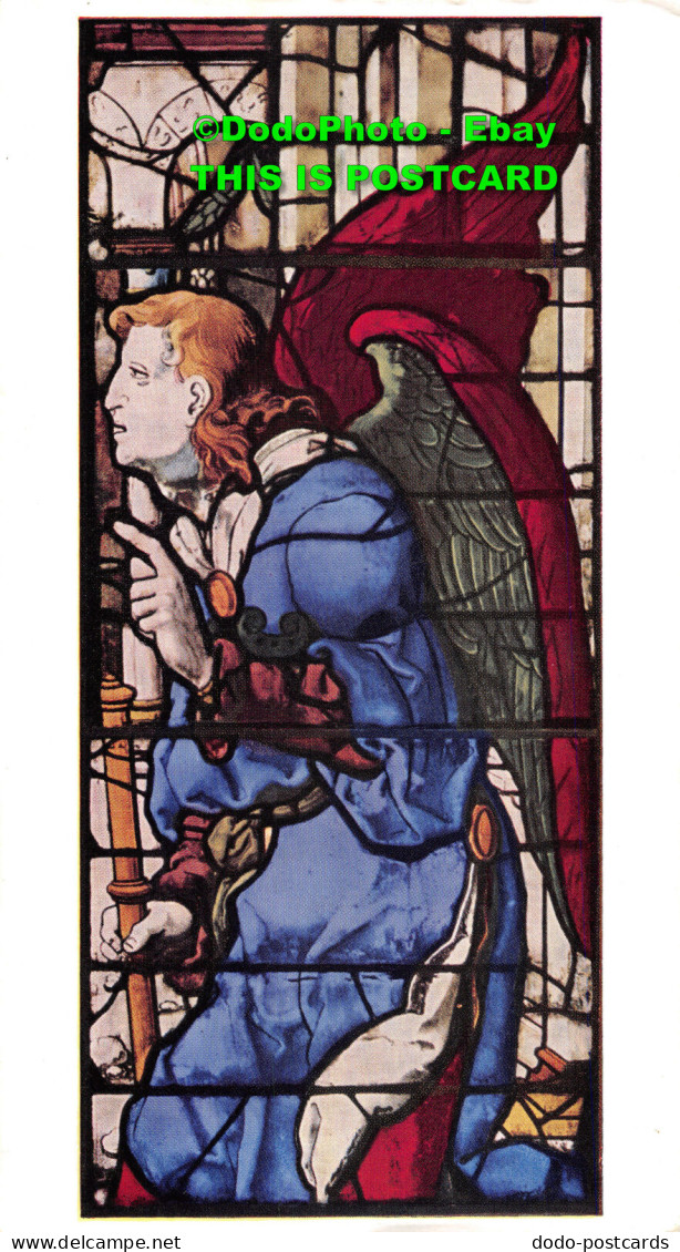 R418622 Kings College Chapel. Cambridge. Detail From Window XVIII. The Angel Rap - Monde