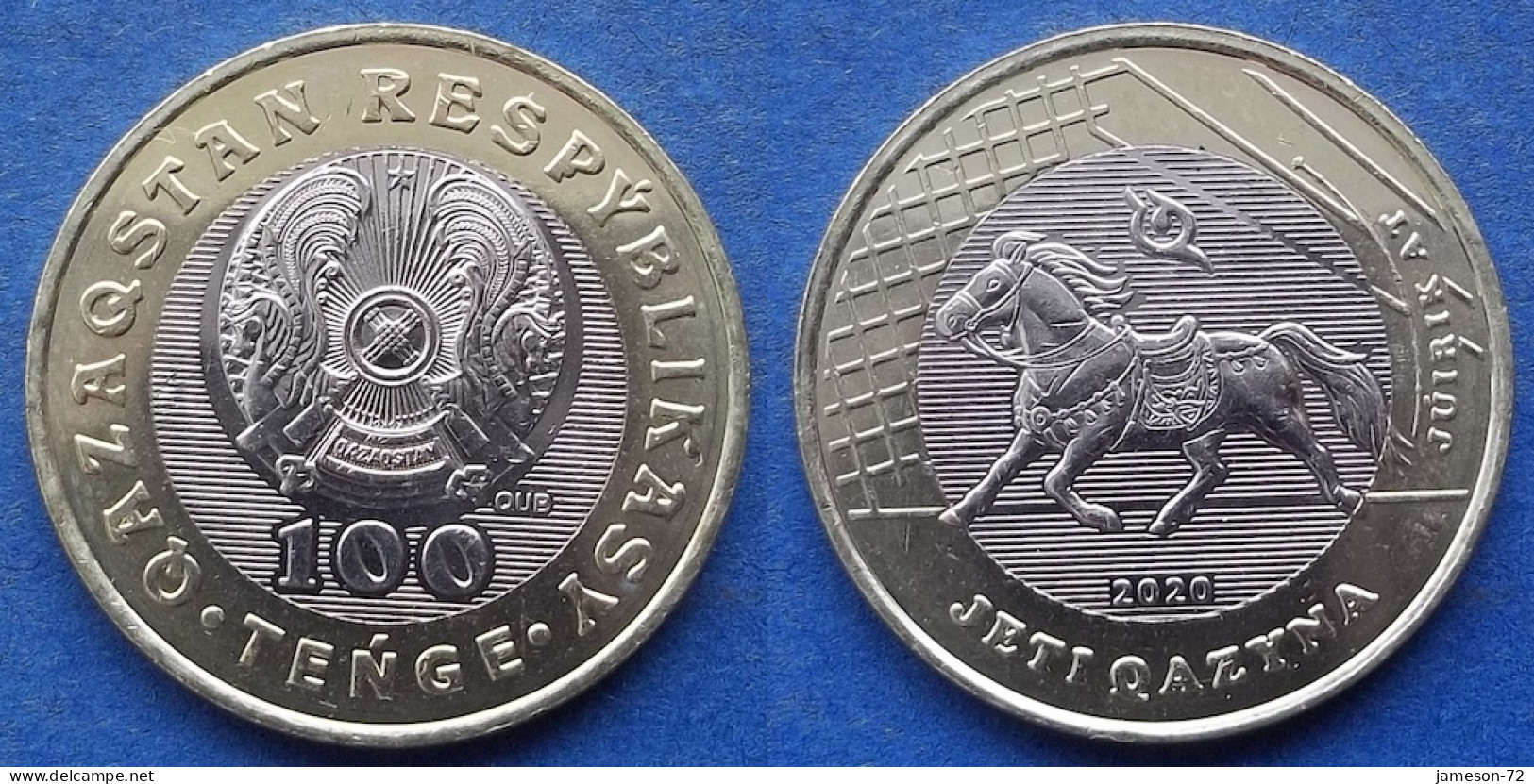 KAZAKHSTAN - 100 Tenge 2020 "Juirik At" KM# 488 Independent Republic (1991) - Edelweiss Coins - Kazachstan