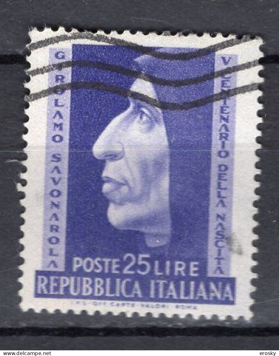 Y3441 - ITALIA Ss N°696 - ITALIE Yv N°634 - 1946-60: Oblitérés