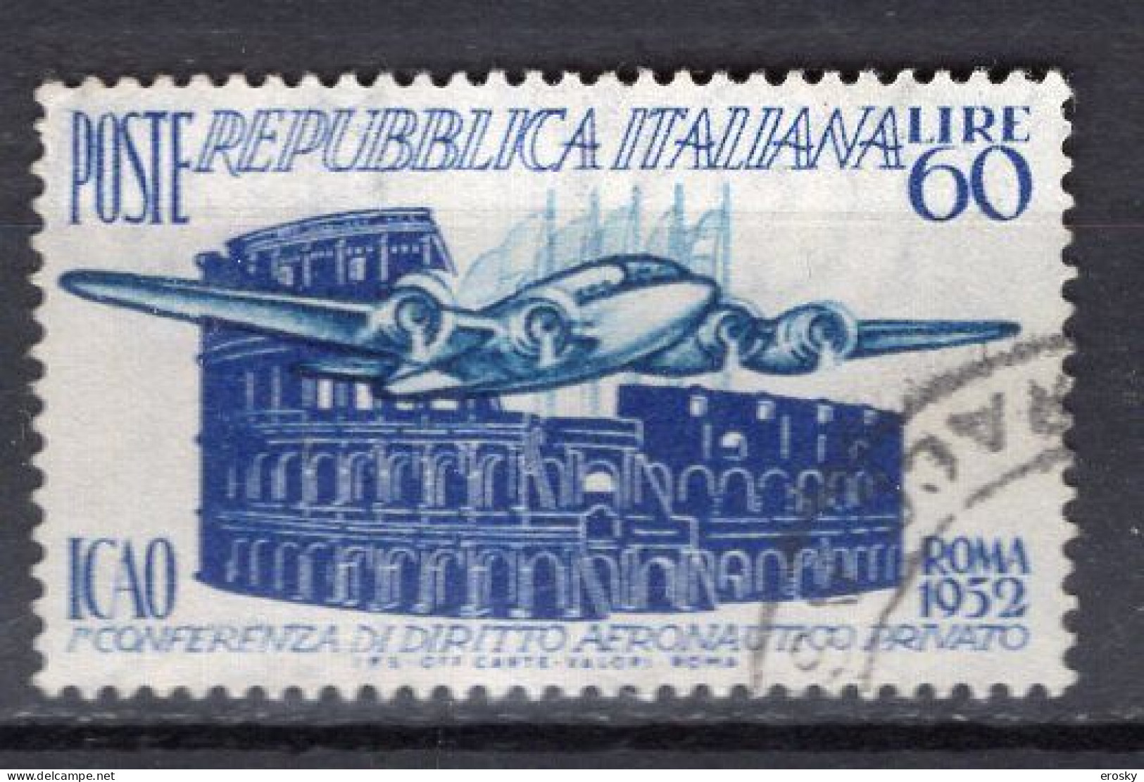Y3442 - ITALIA Ss N°697 - ITALIE Yv N°635 - 1946-60: Oblitérés