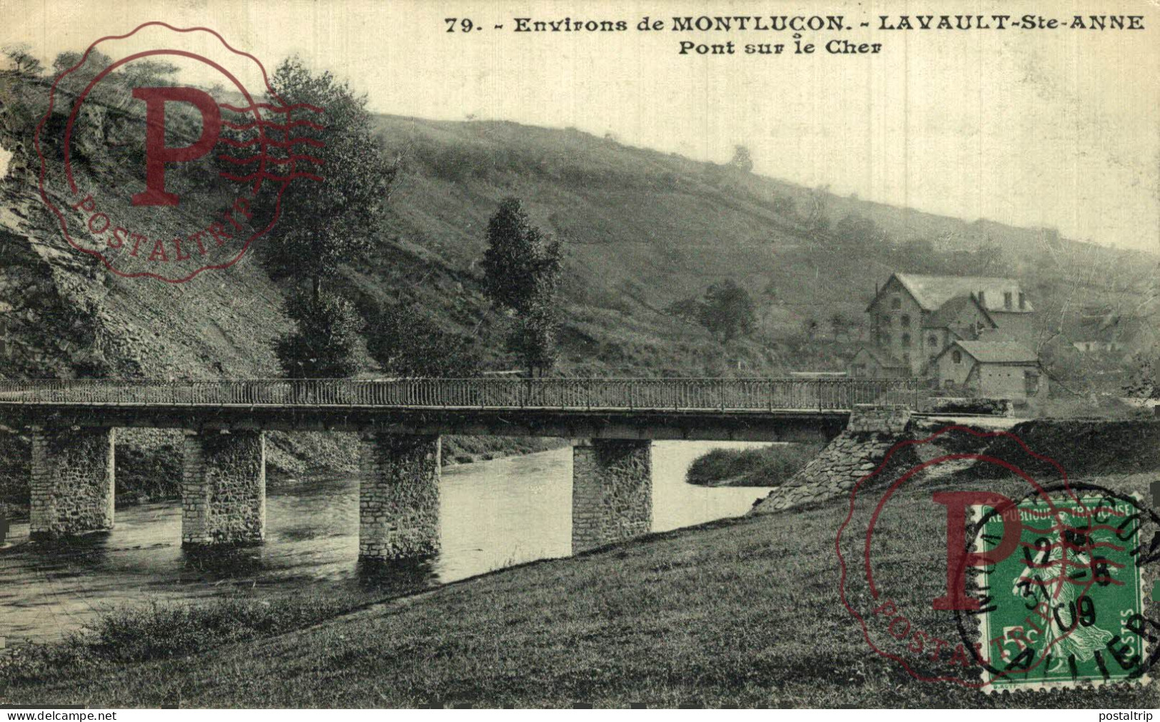 FRANCIA. FRANCE. 03 ALLIER MONTLUÇON LAVAULT STE ANNE PONT SUR LE CHER - Montlucon