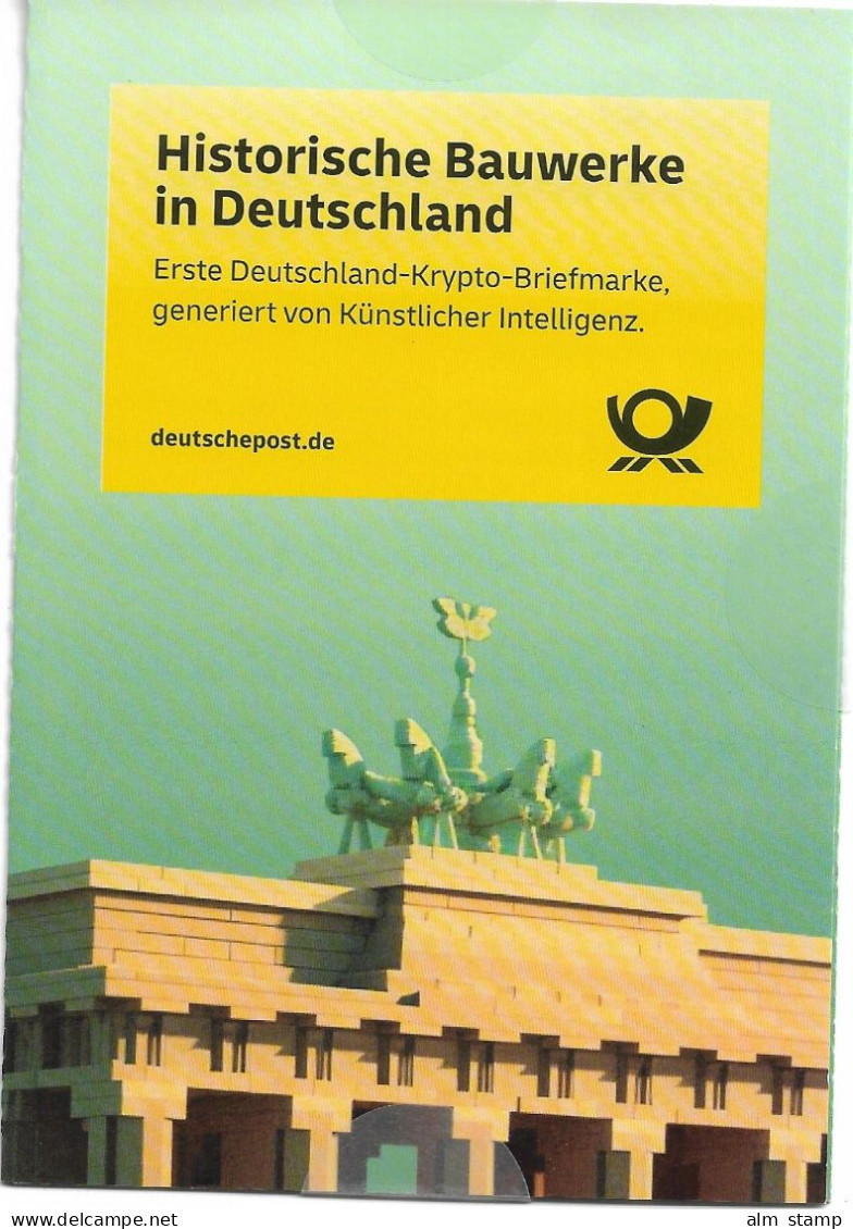 2023 Deutschland Germany Mi.3801 **MNH  1. Deutsche Kryptomarke, Folder Ungeöffnet - Ungebraucht