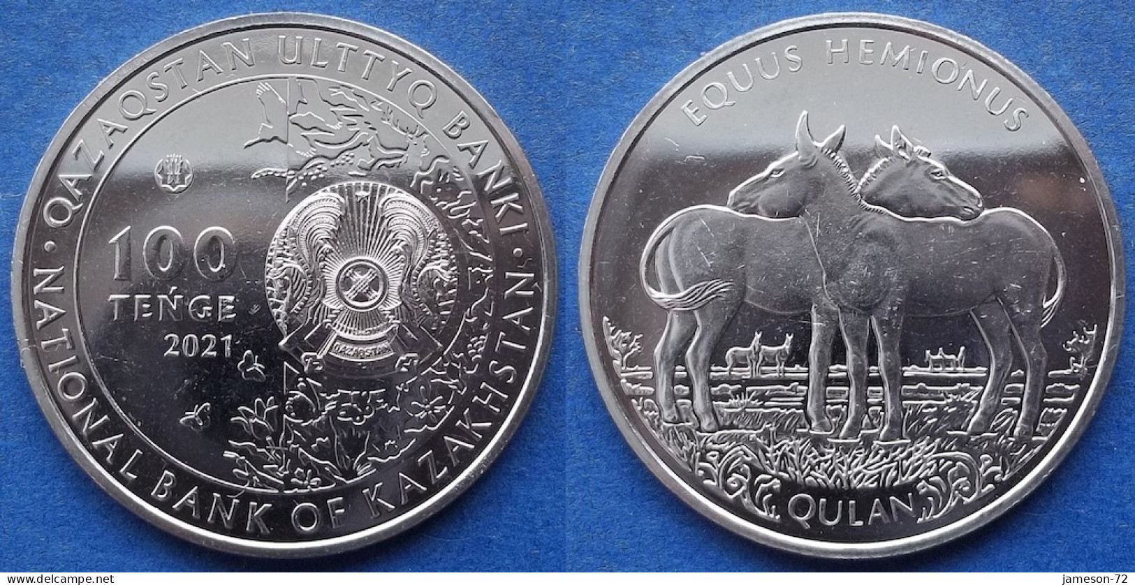 KAZAKHSTAN - 100 Tenge 2021 "Qulan" Independent Republic (1991) - Edelweiss Coins - Kazakhstan