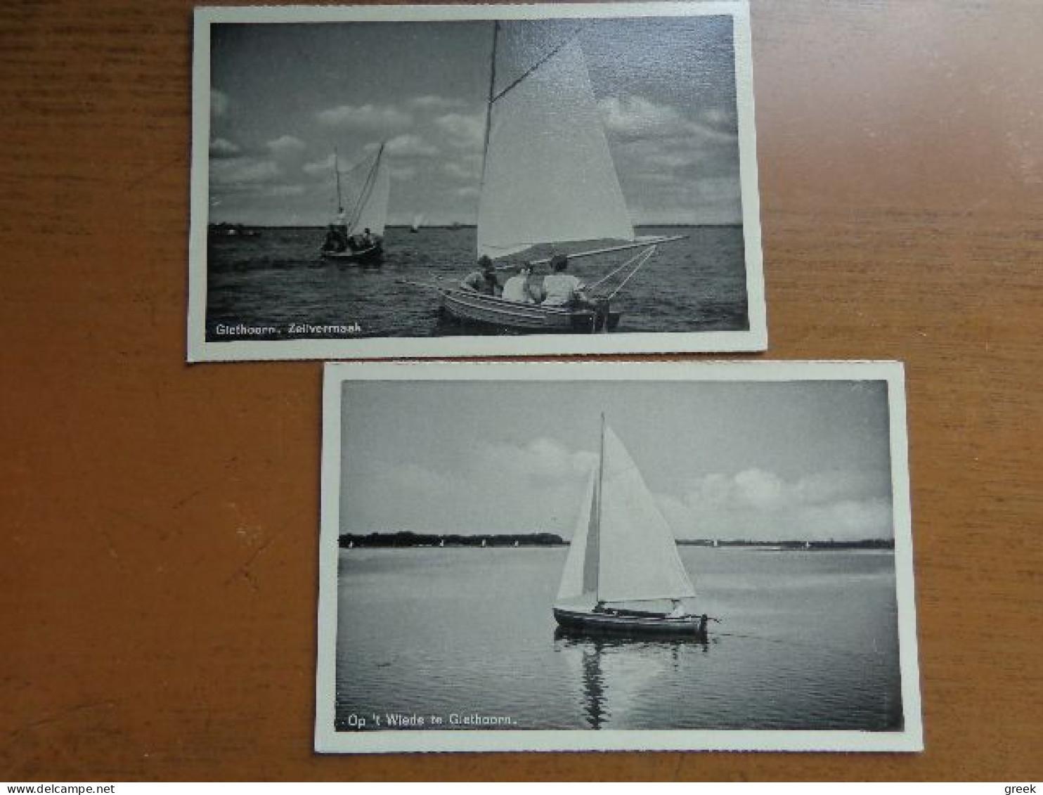 Nederland / 2 X Giethoorn, Zeilvermaak --> Onbeschreven - Giethoorn