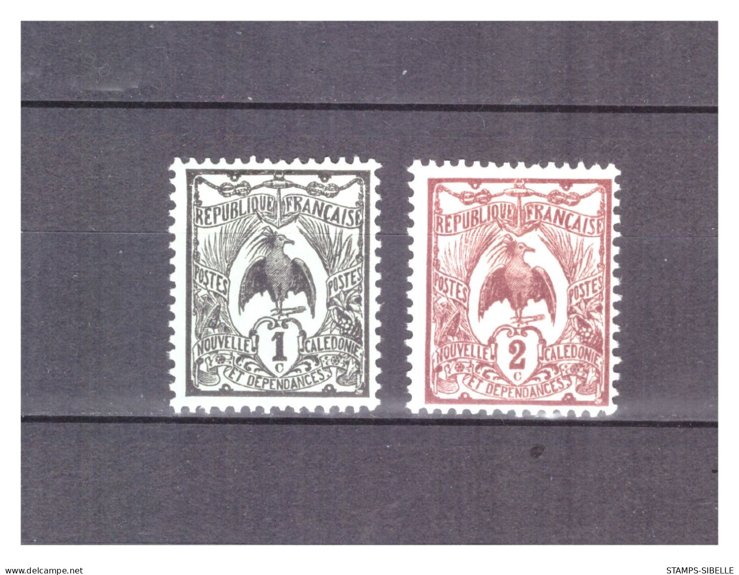 NOUVELLE  CALEDONIE   . N ° 88 / 89  .  2   VALEURS      . NEUVES   * . SUPERBE . - Unused Stamps