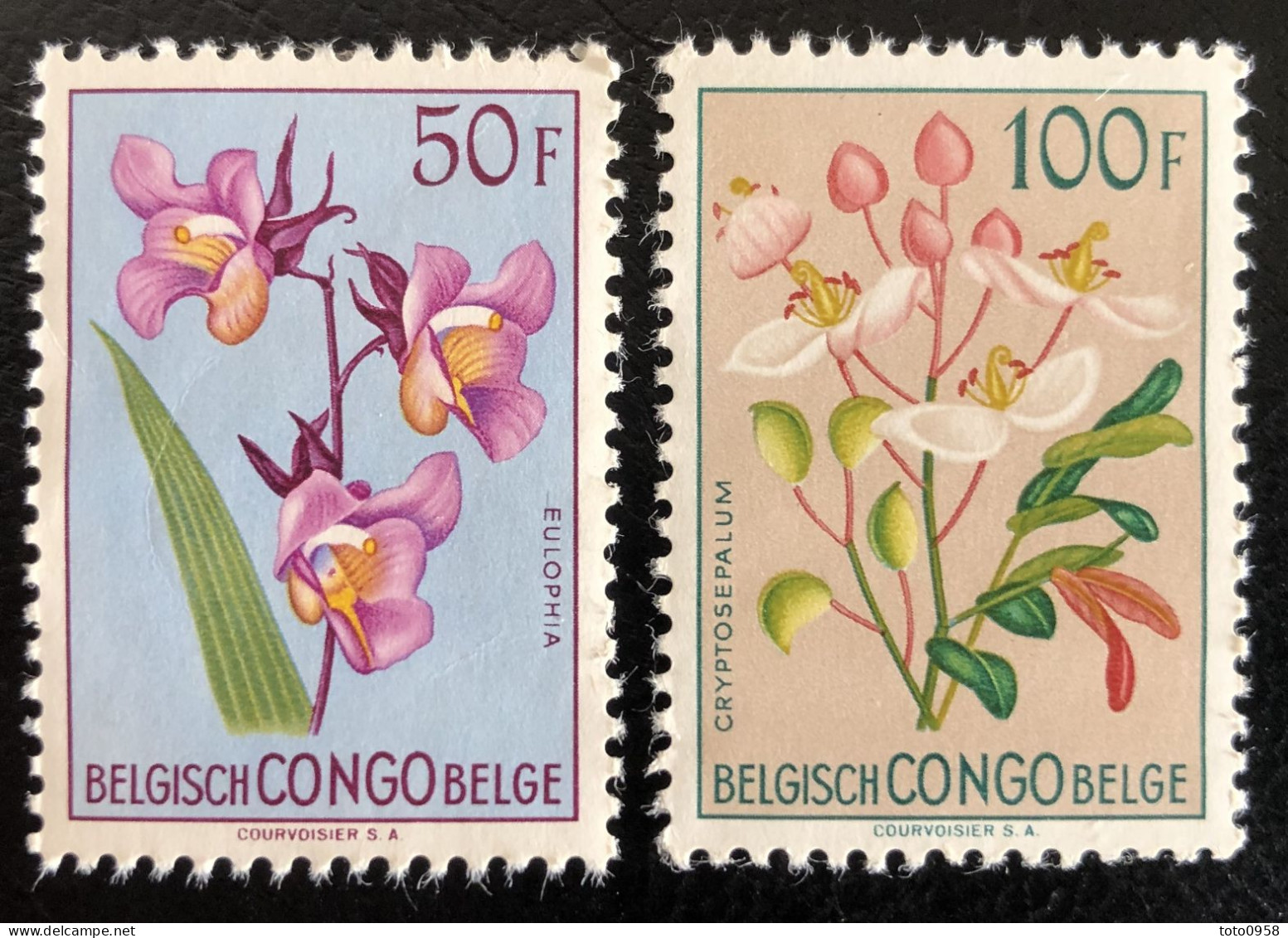 Congo Belge 1952 -1953 Definitive 50Fr & 100Fr MNH** - Sonstige & Ohne Zuordnung