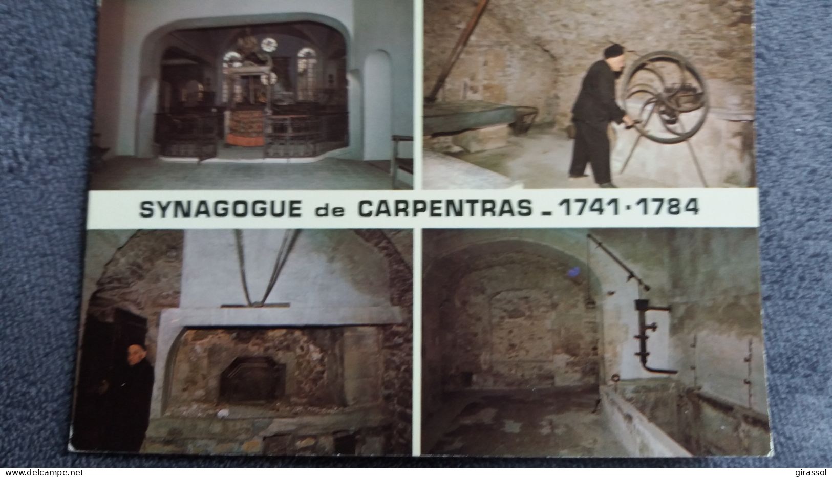 CPM SYNAGOGUE DE CARPENTRAS VAUCLUSE 1741 1784 CHAIRE THEBA BOULANGERIE LAMINOIR FOUR RF G A L 4236 - Carpentras