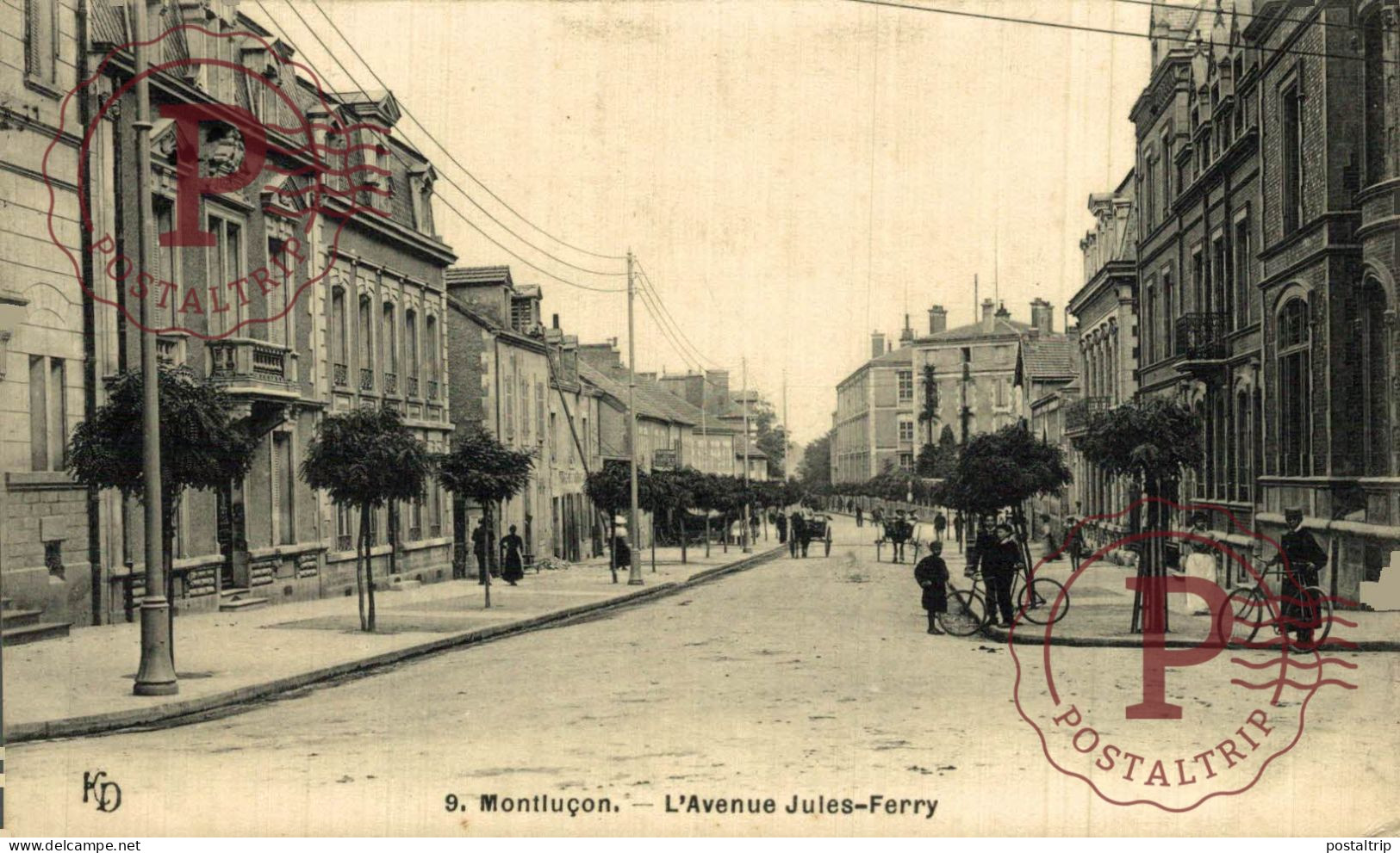 FRANCIA. FRANCE. 03 ALLIER MONTLUÇON L'AVENUE JULES-FERRY - Montlucon