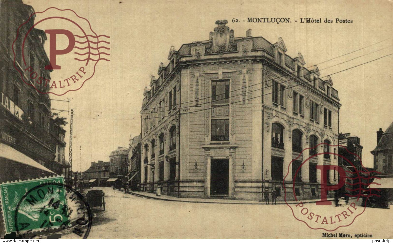 FRANCIA. FRANCE. 03 ALLIER MONTLUÇON L'HÔTEL DES POSTES - Montlucon