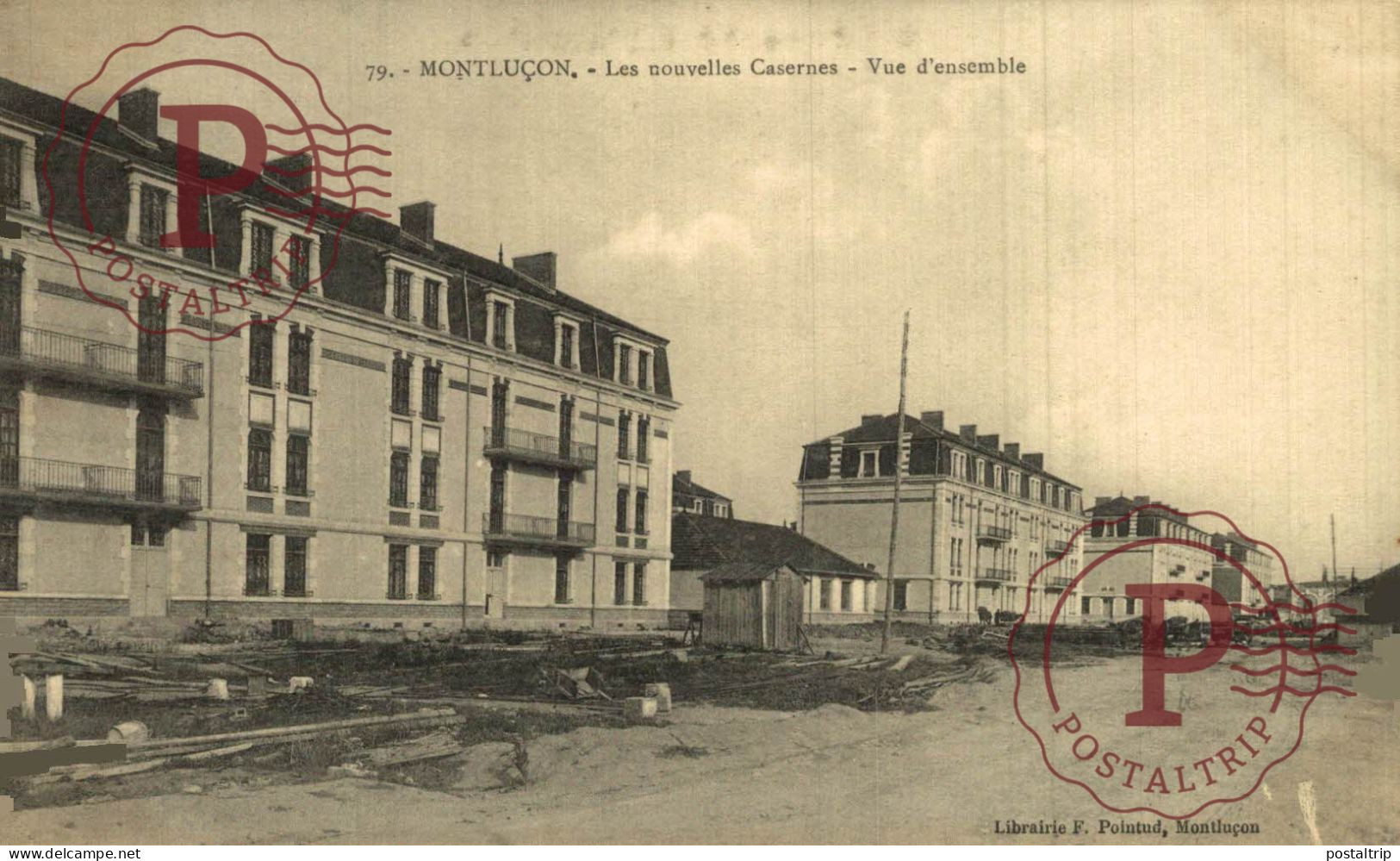 FRANCIA. FRANCE. 03 ALLIER MONTLUÇON LES NOUVELLES CASERNES VUE D'ENSEMBLE - Montlucon