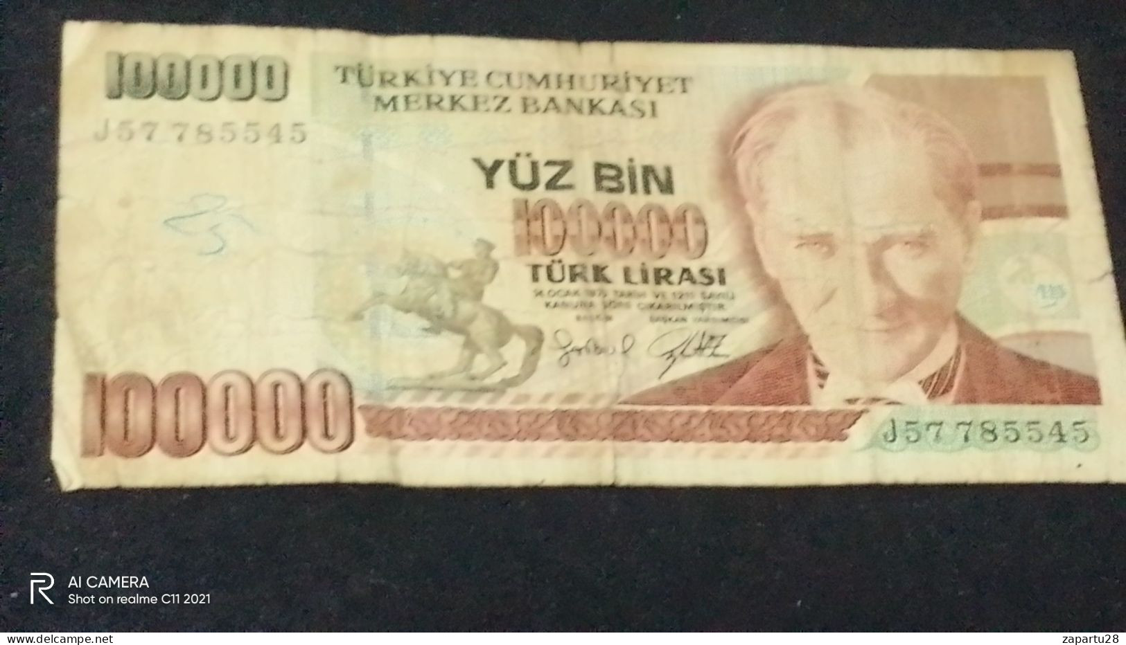 TÜRKİYE--    100    LİRA           F - Turkey