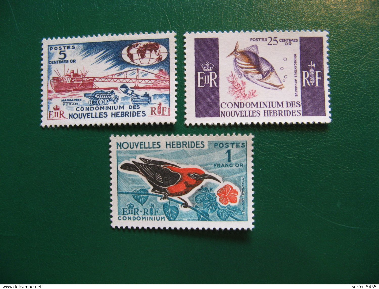 NOUVELLES HEBRIDES POSTE ORDINAIRE N° 239/241 TIMBRES NEUFS** LUXE COTE 7,50 EUROS - Ongebruikt