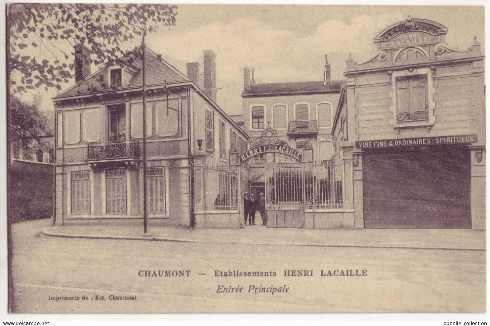 France - 52 Chaumont - Etablissements Henri Lacaille - Entrée Principale - 7016 - Chaumont