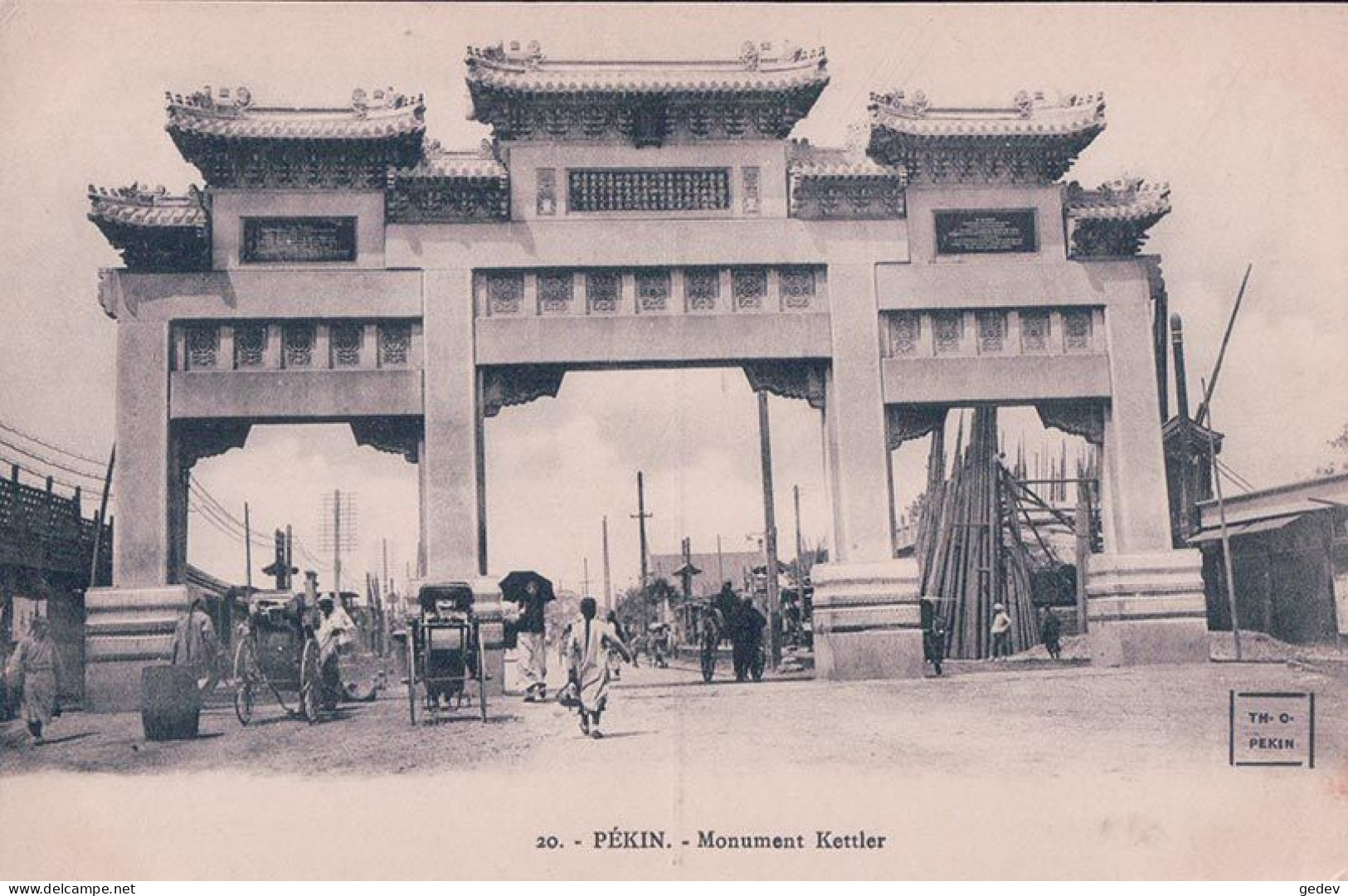 Chine, Pékin Animé, Monument Kettler (20) - Chine