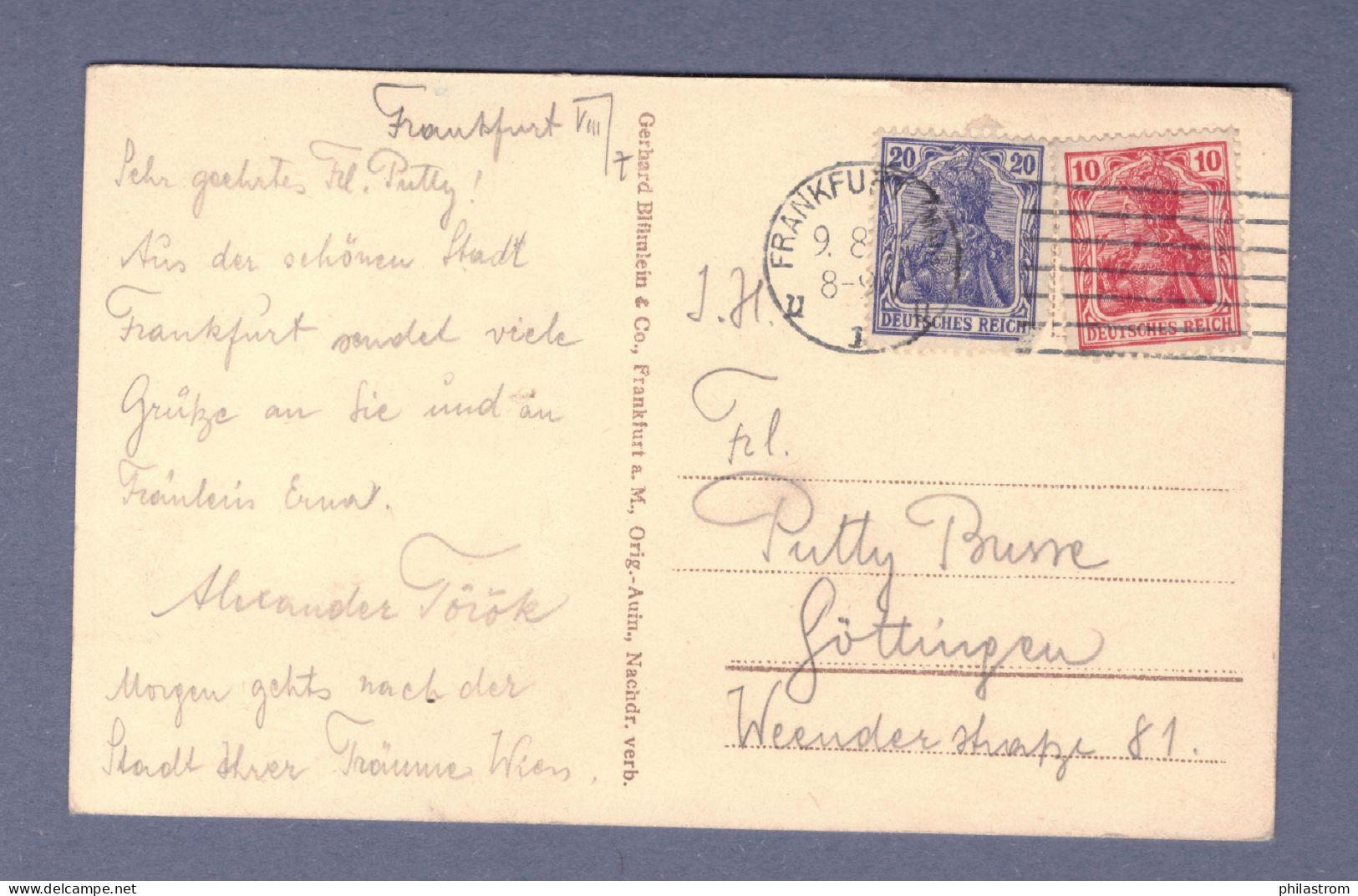 DR AK (Frankfurt A. M. Dom) Postkarte - Frankfurt Main  (CG13110-275) - Briefe U. Dokumente